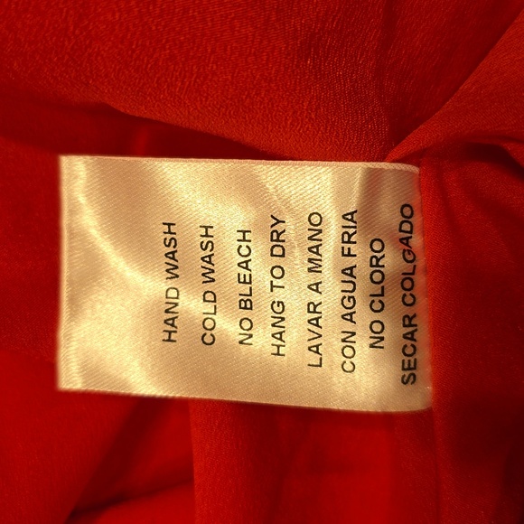 NWT Ophelia Maxi Halter Dress Red small $65 tie cutout, EB LUXE Los Angeles - Picture 9 of 9